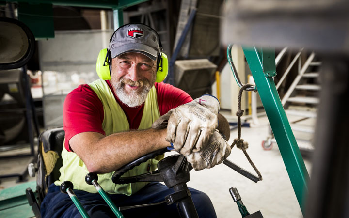 Forklift driver image