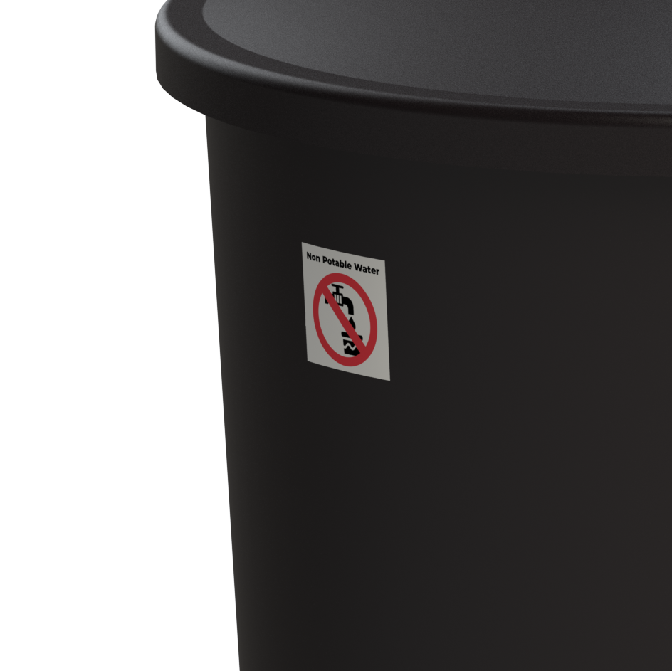 Promax Non-Potable-Water Sticker