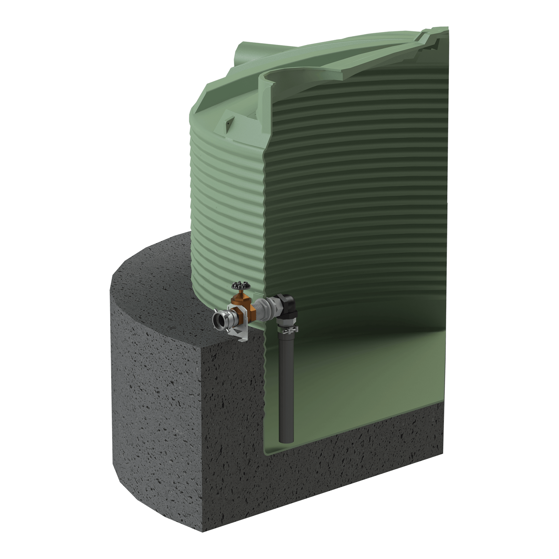 Buried Single Tank Fire Service Outlet Kit - 100mm