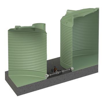 Dual Tank Fire Service Outlet Kit - 100mm