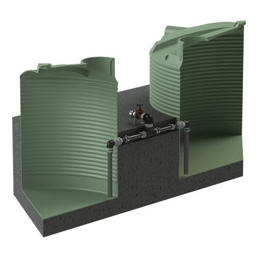 Buried Dual Tank Fire Service Outlet Kit - 100mm