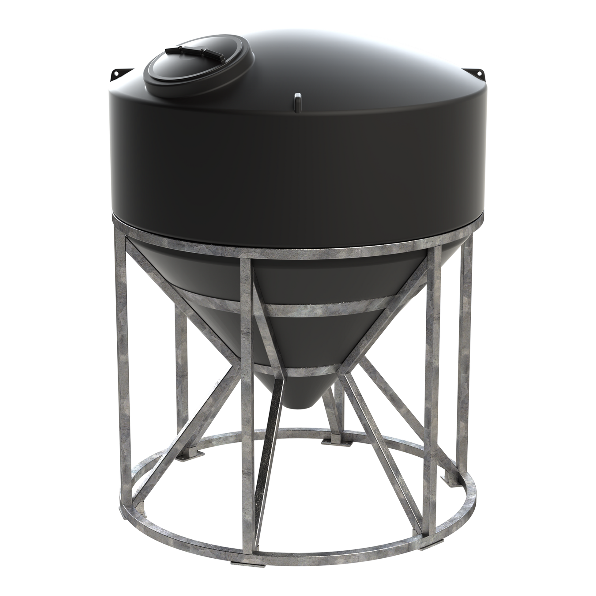 2,500L Cone Tank