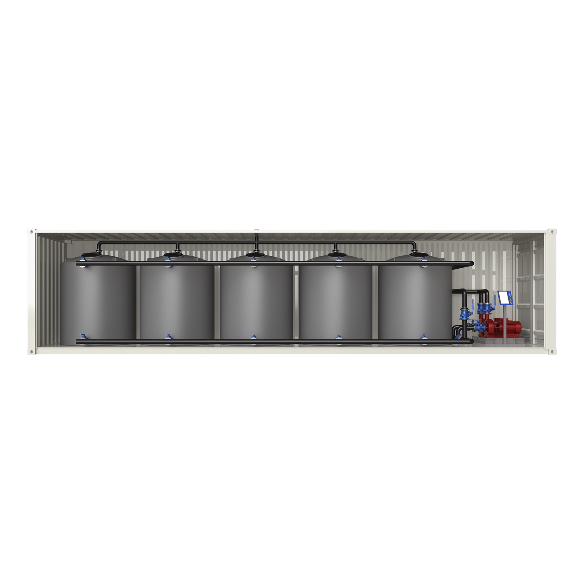 30,000L Industrial Tank - XPRESS in Dark Grey, Image 1
