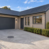 Brick house with water switch and underground tank